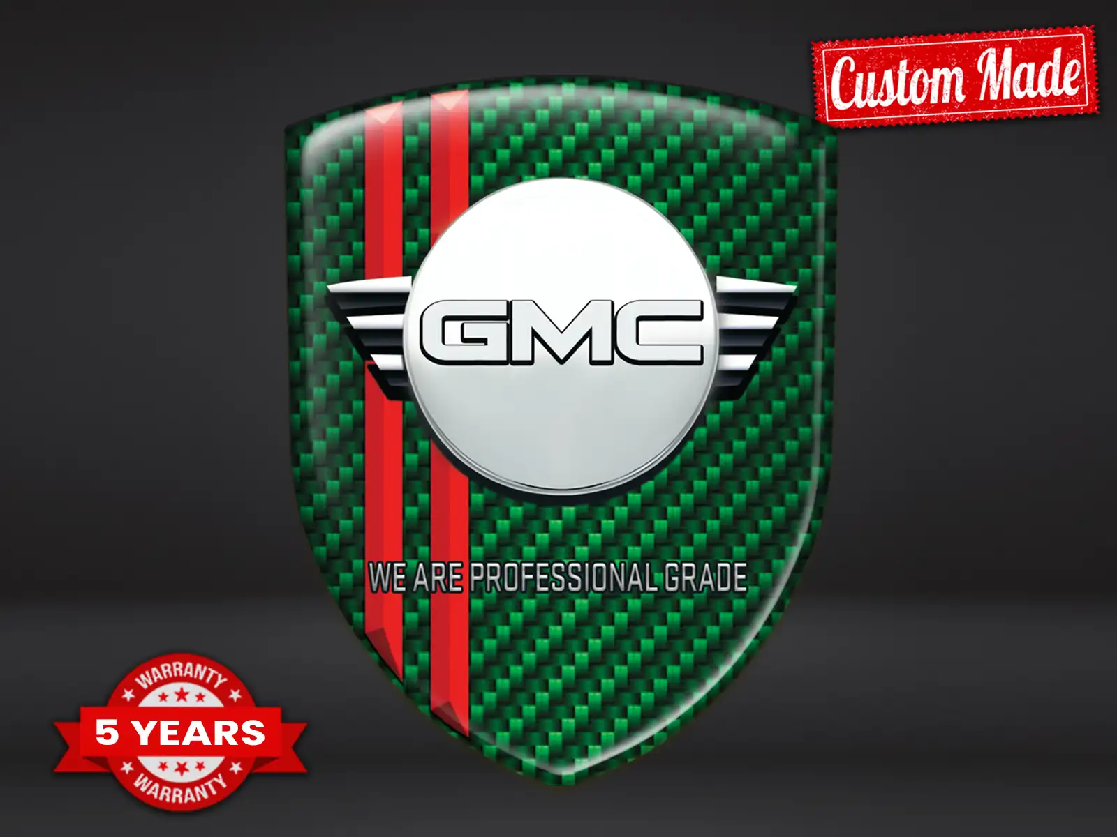 GMC Fensteraufkleber Racing Design Professionell